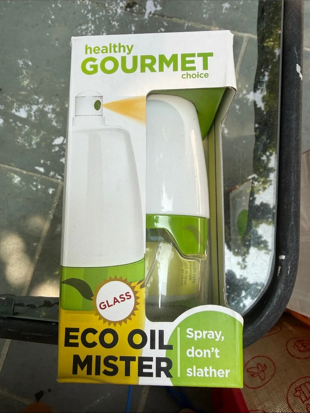 Prepara Eco Oil Mister Spray Bottle - White and Green